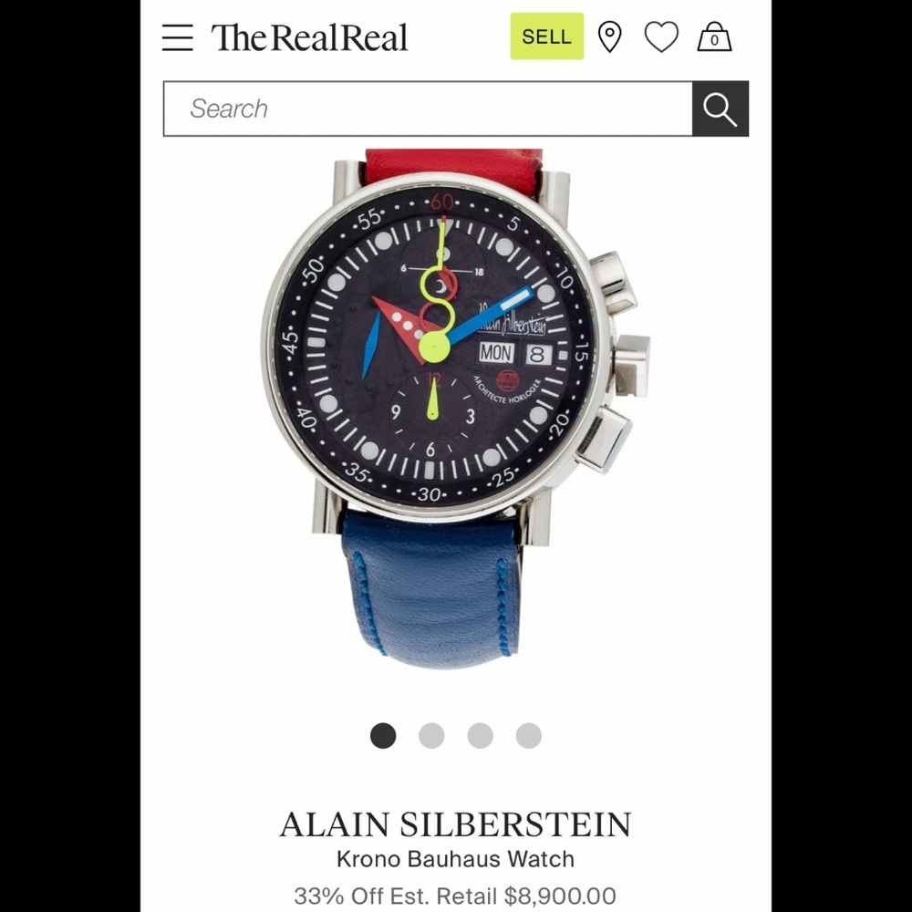 Alain Silberstein Krono Bauhaus Designer Watch
